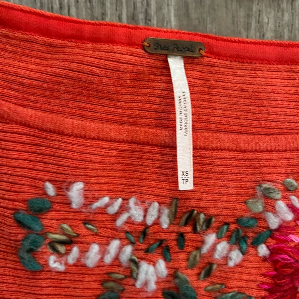 Free People Bouquet Pullover Sweater/ top - Picture 6 of 10